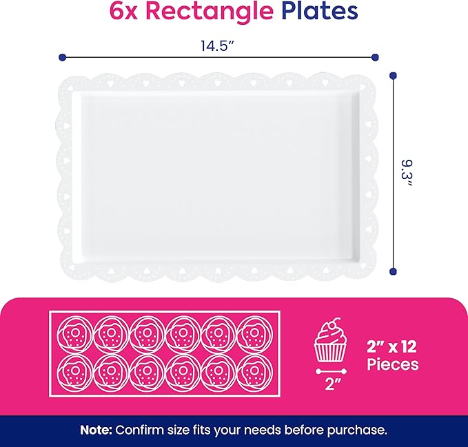 RICCLE 10Pcs Dessert Table Display Set, 3 Tiered Cupcake Stand, Cupcake Holder & Cake Stands, Dessert Display Serving Trays for Party, Bridal Shower, Baby Shower, Tea Party, and Birthdays
