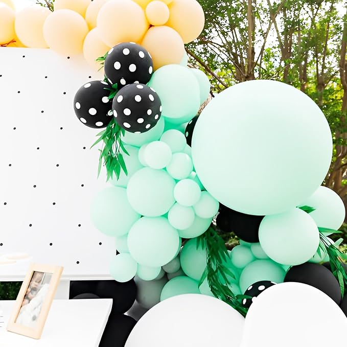 Voircoloria Mint Green Balloons, 66pack 12inch Pastel Green Latex Party Balloons for Graduation, Easter, Wedding, Birthday, Bridal Shower, Rainbow Party, Baby Shower, Anniversary Party Decorations