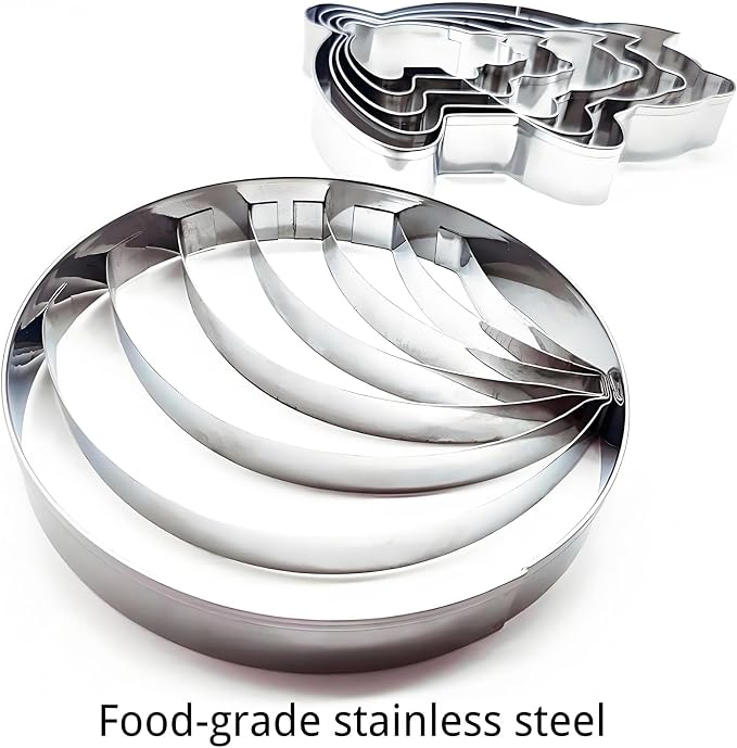 Concha Cutter Mexican Bread Mold 4.1in & 5pc Pig Cookie Cutter Mexican By Doczen - Cortador De Conchas De Pan Mexicano - Concha Stamp Mexican Bread - Moldes Para Marcador De Conchas - Concha Mold