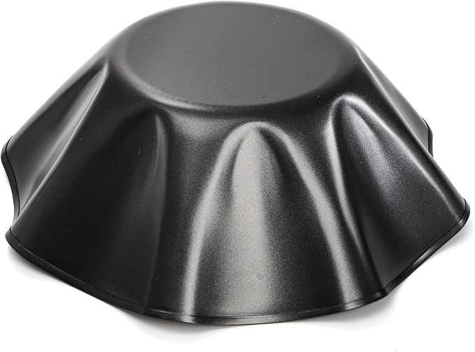 Tosnail 6 Pack Large Taco Shell Bowl, 8.5 Inch Tortilla Pan, Non-Stick Fluted Tart Mold, Salad Shell Bowl Maker for Home Baking, Salads