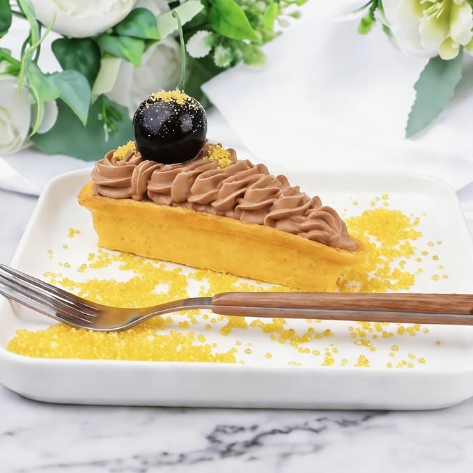 Yellow Sanding Sugar for Baking Edible, Yellow Sugar Sprinkles for Cake Decorating 130g/4.6oz, Ideal for Cupcake, Cookie, Ice Cream and Donuts Toppings, Wedding, Birthday Party Supplies