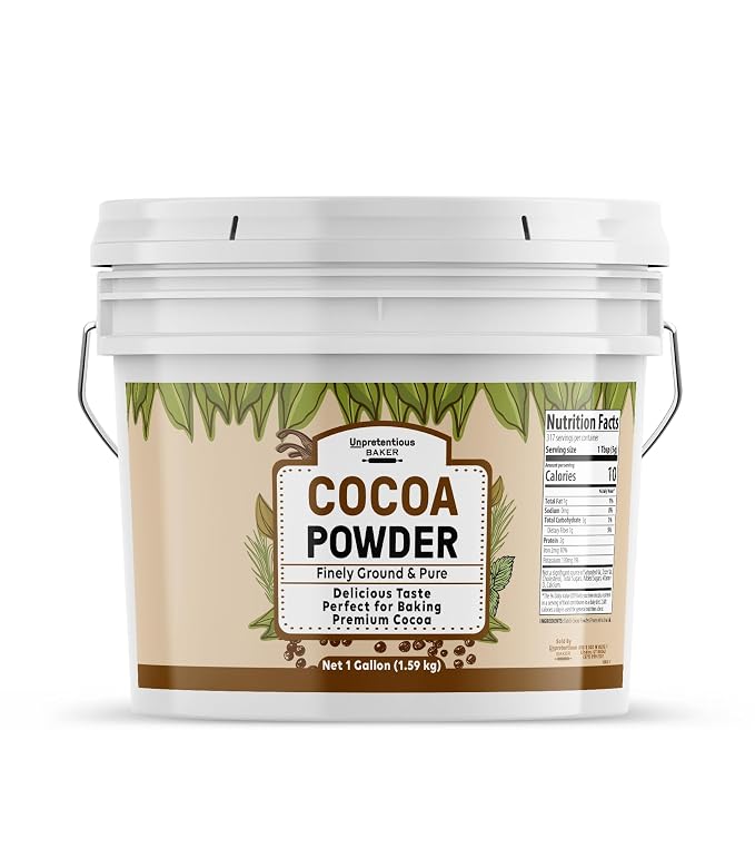 Unpretentious Crushed Peppermint, Marshmallow Bits, & Dutch Cocoa Powder Bundle, Various Sizes, Baking & Cooking