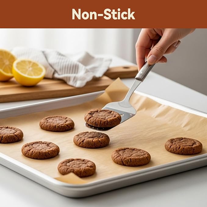 200 Pcs Parchment Paper Sheets, 12 x 16 Inch, Precut Non-Stick Parchment Sheets for Baking, Cooking, Grilling, Air Fryer and Steaming - Unbleached, Fit for Half Sheet Pans
