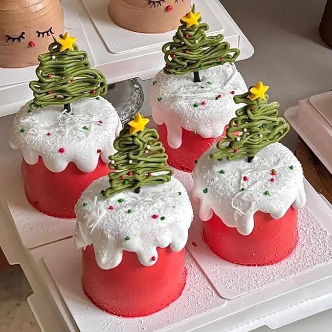 Christmas Nonpareils Sprinkles, Sujoygar 4oz Christmas Sprinkles for Cake Decorating,Edible Balls for Cupcake Toppers Baking Cookie Ice Cream Dount Chocolate