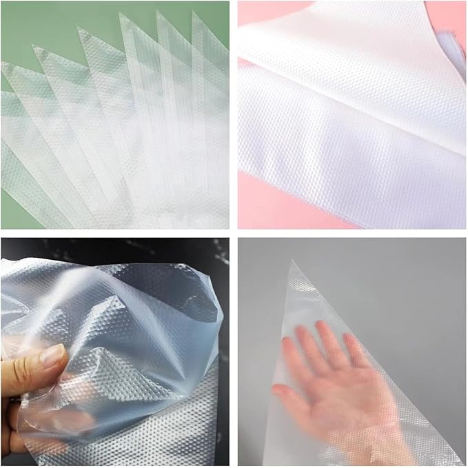Extra Large Icing Bags Disposable, 100 pcs 26 Inch XXL Piping Bags for Royal Icing, Cream Frosting and Cake Decoration, Mangas Desechables para Repostería, Disposable Cake Decorating Bag