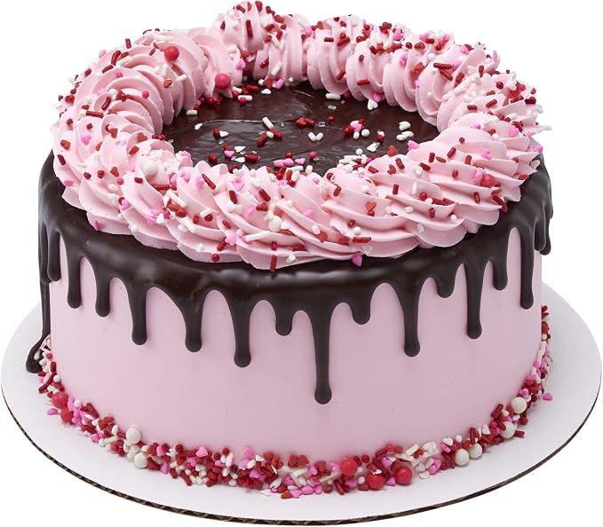 DecoPac Love Struck Fusion Mix Sprinkles, 26oz, Shaped Candy Sprinkles in Handheld Container, Edible Decorations For Valentines & Anniversary Celebration Cakes, Cupcakes, Cookies and Donuts