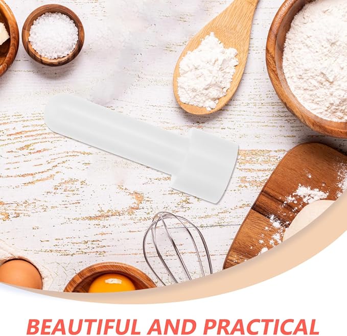 VOSAREA Press Stick Tart Shaper Tamper Pastry Dough Presser for Egg Tart Molds Waffle Cone Roller