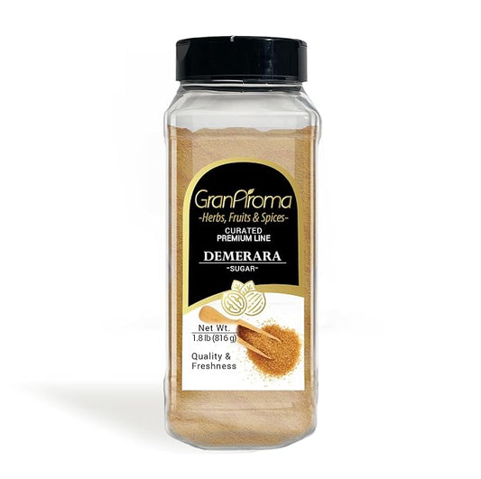 GranAroma Demerara Sugar, 1.8 lb, Sweets & Beverages, Cooking & Baking, Raw Crystals