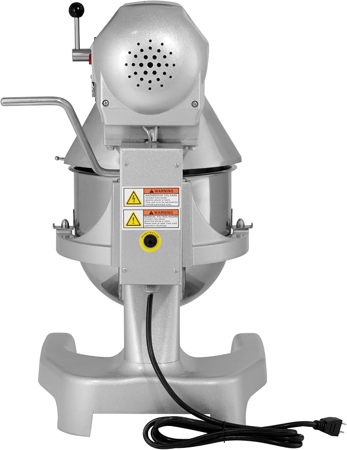 Chronos 30R-001 Commercial 10 Qt. Planetary Stand Mixer with Bowl and Accessories