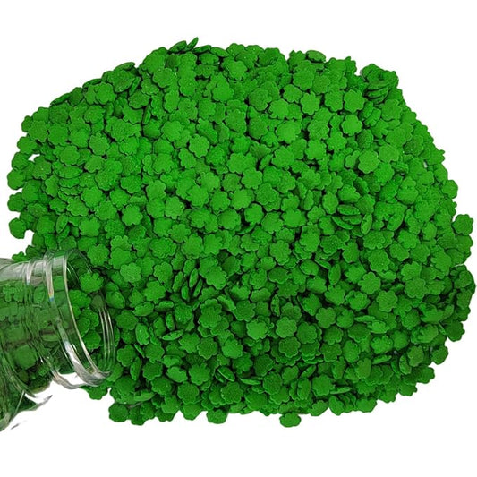 EPHVODI Sprinkles for Cake Decorating, St Patrick's Day Sprinkle Cupcake Toppers Cake Decoration Green Leaf Confetti Sprinkles Baking Cookie Ice Cream Decorating