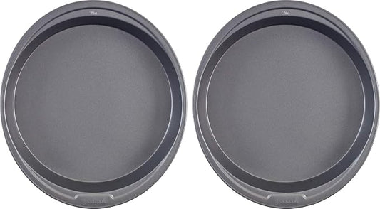 GoodCook 9-Inch Round Nonstick Cake Pan Set (2-Pack) – Heavy-Duty Carbon Steel Bakeware with Easy-Clean Non-Stick Coating – Oven & Dishwasher Safe Baking Pans for Layer Cakes, Cheesecakes, and More