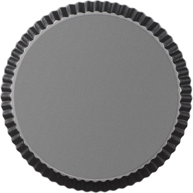 Beasea Tart Pan 9 Inch Removable Bottom, Non Stick Tart Pan with Removable Bottom Round Pie Pan for Baking