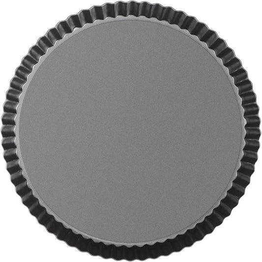 Beasea Tart Pan 9 Inch Removable Bottom, Non Stick Tart Pan with Removable Bottom Round Pie Pan for Baking