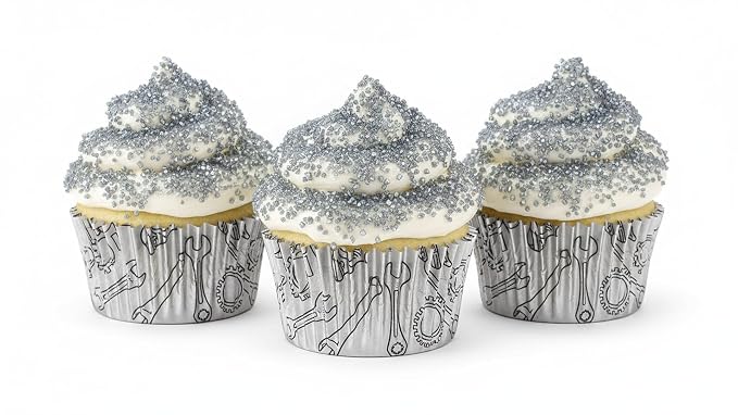 NCS Metallic Silver Coarse Sanding Sugar, Sparkling Decorating Sugar for Baking & Drink Rims, 7 oz