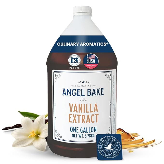 Angel Bake Pure Madagascar Vanilla Extract, 1 Gallon