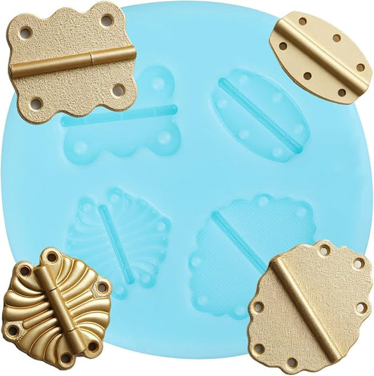 Hand Tools Silicone Molds Hinge Fondant Mold for Cake Decorating Cupcake Topper Chocolate Candy Gum Paste Polymer Clay