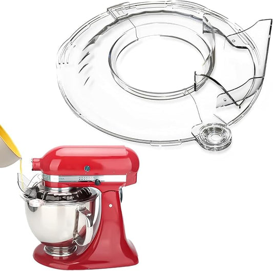 Pouring Shield for Kitchen aid 4.5-5QT Mixer Stainless Steel Bowl, Safety Pouring Shield for kitchen aid accessories and attachments, for kitchenaid mixer attachments for stand mixer
