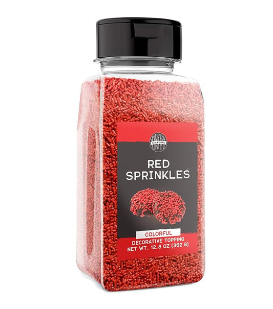 Birch & Meadow Red Sprinkles, 12.8 oz, Fun & Decorative Topping