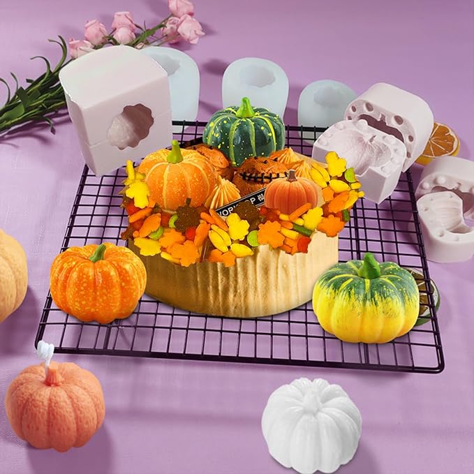 Sentovac Thanksgiving Autumn Sprinkles Edible Maple Leaves Fall Confetti Sprinkles for Cake Decorating Cookie Cupcake Topper Baking Decorations Thanksgiving Halloween Christmas Supplies