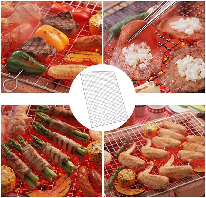 JoyRay Grill Rack Grids, Stainless Steel BBQ Roasting Rack or Baking/Cooling Rack, For Oven and outdoor Barbeque,Oven & Dishwasher Safe.