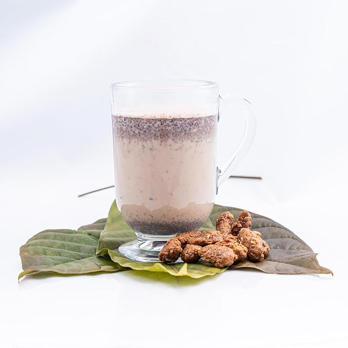 Nahuatl 100% Costa Rican organic caramelized cacao beans, Whole food, Gluten and lactose free, Vegan, Artisan, Source of fiber Keto and Non-GMO, (100g / 3.5Oz).
