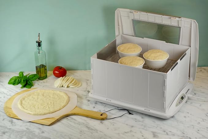 Brod & Taylor Folding Proofer & Slow Cooker (Proofer w/Accessory Shelf), White