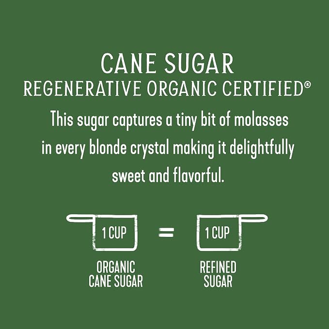 Wholesome Sweeteners 26-Ounce Cane Sugar, Fair Trade, Non GMO, Gluten Free & Vegan, for Baking and Sweetening, 1 Pack