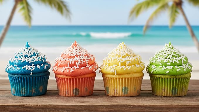 NCS White Jimmies Edible Sprinkles – Cupcake, Cake & Cookie Decorations, 7 oz