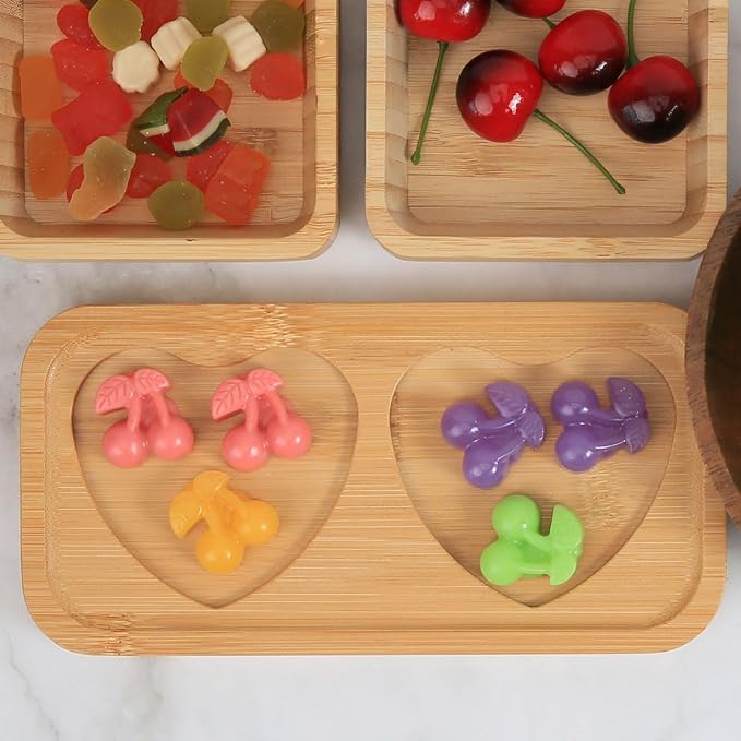 Mini Cherry Chocolate Molds, 2 Pcs Silicone Molds with Cherry Shape for Making Chocolate/Candy/Gummy/Jelly, Food Grade Candy Mold with 15 Cavities Mini Cherries for Fruit Snacks