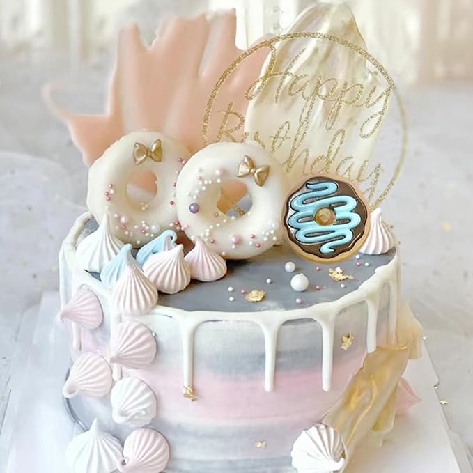 Donut Silicone Mold Doughnut Fondant Molds For Cake Decorating Cupcake Topper Candy Chocolate Gum Paste Polymer Clay