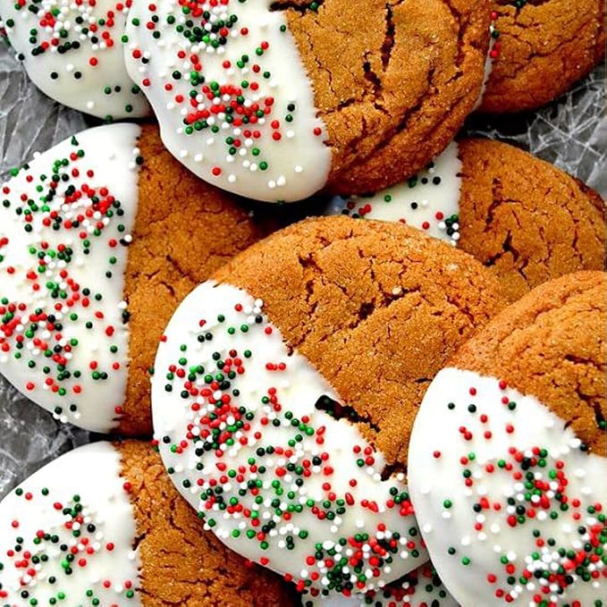 Christmas Sprinkles Bulk 16oz - Edible Red Green White Nonpareils Mini Pearls for Baking, Cookies, Cupcakes | Holiday Sprinkles Topper Decorations, Xmas Cake Decorating Supplies 1lb