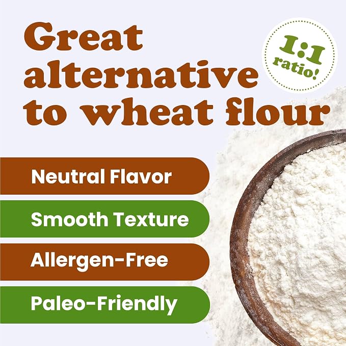 Food to Live Organic Tapioca Flour, 16 Pounds – Non-GMO Finely Ground Tapioca Starch. Wheat and Rice Flour Substitute. All Purpose Thickening Agent for Baking, Sauces & Gravies. Vegan, Bulk