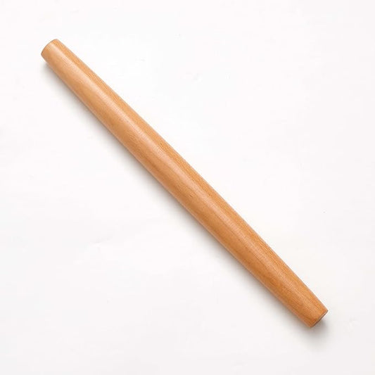 French Rolling Pin for Dough - Fulimax 16" Classic Wood Rolling Pins for Baking, Dough Roller for Fondant Pizza Pie Crust Cookie Pastry Pasta, Kitchen Baking Supplies, Beech Wood