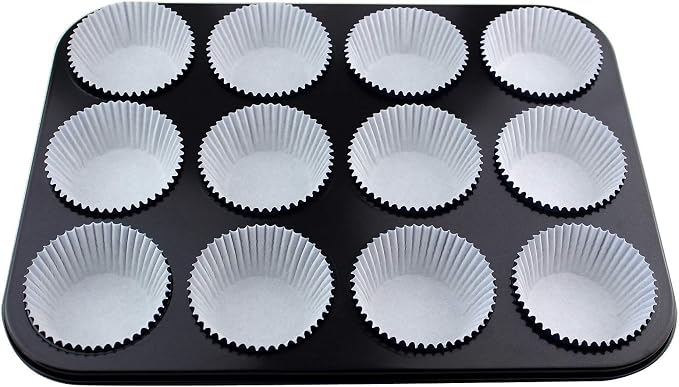 Standard Size Baking Cups Christmas Party Cupcake Liners 200 Pcs (Navy Blue)