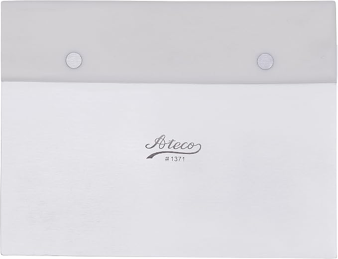 Ateco POM Handle Bench Scraper, 5.9-Inches by 3-Inches, White