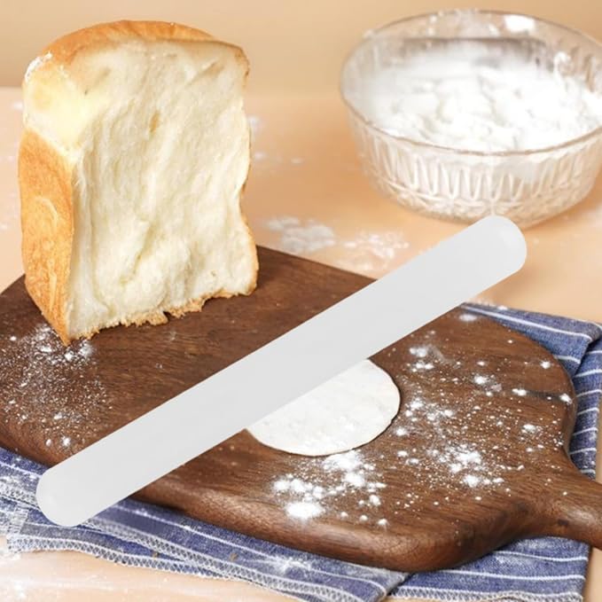 Fondant Rolling Pin, 9.1in Cake Rolling Pin Non Stick Roller Nylon Pizza Dough Roller DIY Cake Baking Decorating Tool for Cookie Pastry Fondant