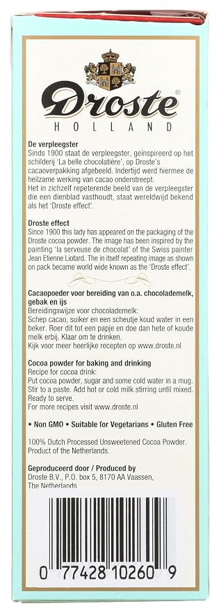Droste, Unsweetened Cocoa Powder, 8.8 Ounce