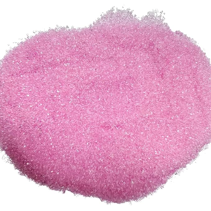 Senchanting Edible Crystal Pink Sanding Candy Pink Sanding Sugar Sprinkles for Cake Decorating Wedding Valentine's Day Party Baking Cupcake Cookie Ice Cream Decoration Supplies 90g/3.2oz