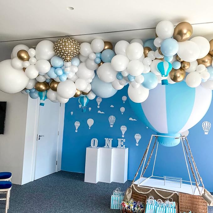 Voircoloria 105pcs White Balloons 12inch Party Balloons for Birthday Baby Shower Graduation Wedding Anniversary Party Decorations