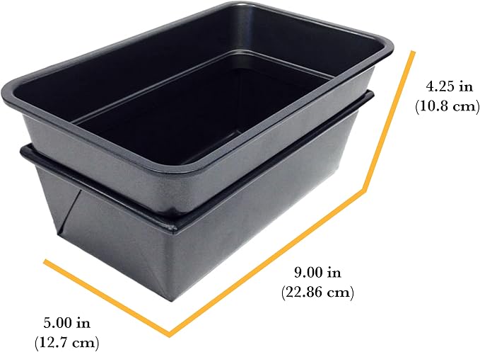 Chicago Metallic Professional Gluten-Free Loaf Pan, Perfect for baking bread, cake, and more 9-inch by 4.25-inch, Silver