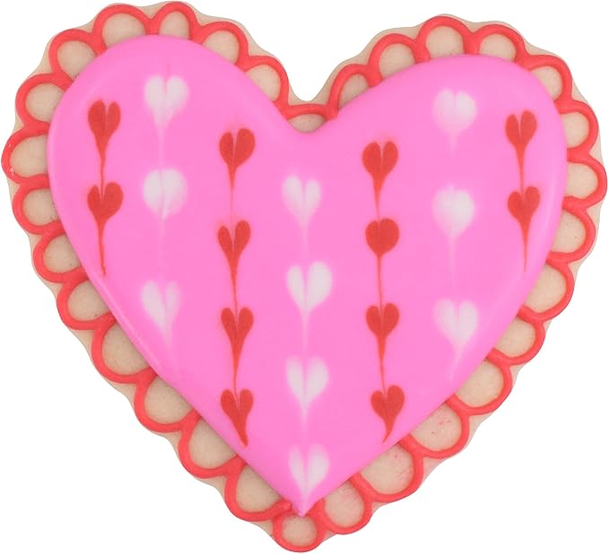R&M Heart Fluted 3.5" Cookie Cutter in Durable, Economical, Tinplated Steel