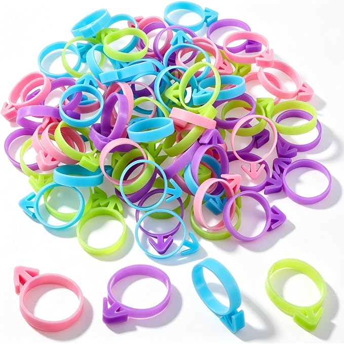 80 Pcs Pastry Bag Ties,Reusable Silicone Icing Bag Ties | Icing Bag Ties for Pastry Decorating, Icing & Baking Supplies,4 Colors