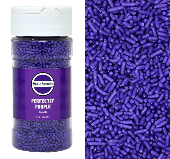 Mystic Sprinkles Solid Color Jimmy Sprinkles (Perfectly Purple)