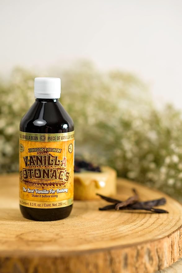 Mexican Vanilla Totonac’s - 8.3 Oz (250 mL) Bottle - Pure Vanilla Extract