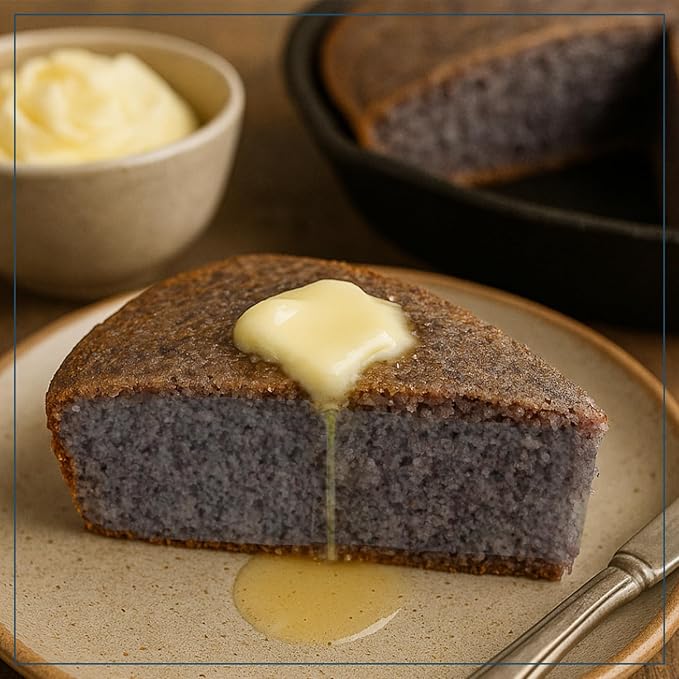 Marsh Hen Mill Sea Island Blue Cornmeal | Corn with Floral Aroma | Perfect Stone Ground Cornmeal for Corn Bread | Traditional Blue Corn Flour | 100% Natural & Gluten Free, 24 oz (Pack of 1)