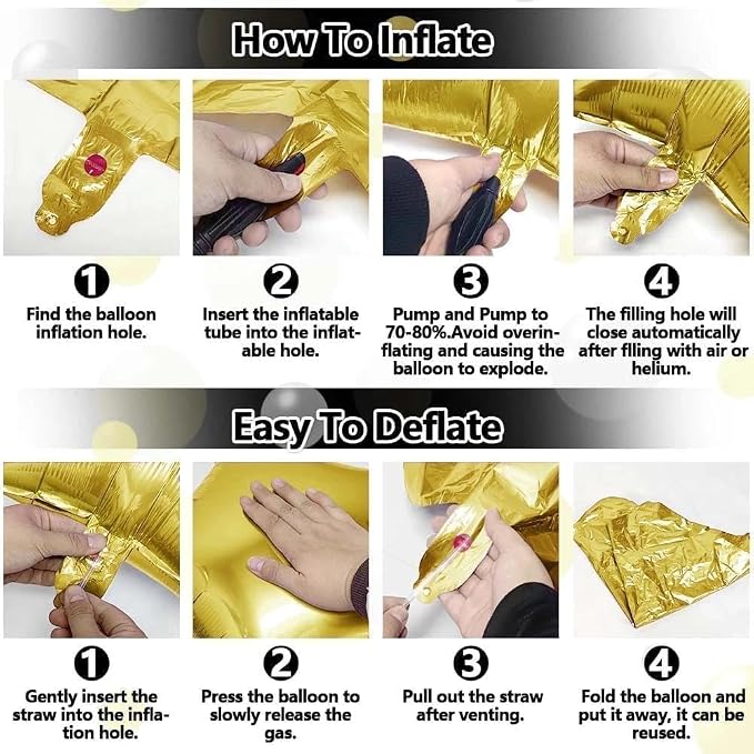 Black Gold Birthday Party Balloon Kit,Happy Birthday Banner Fringe Curtains Gold Black Star Wine Bottle Foil Balloon Garland for Men Women Party Decorations