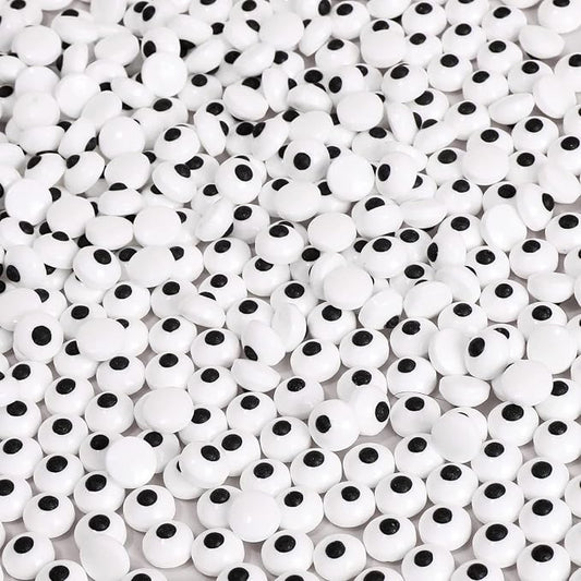 Candy Eyes for Decorating Edible Small Candy Eyes Eyeballs Halloween Sprinkles for Cake Cupcakes Toppers Cookies Baking Decoratings Christmas (7mm Eyes)