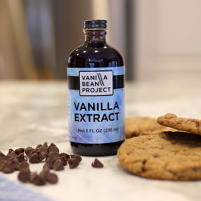 Pure Vanilla Extract | Cooking and Baking Necessity | Vanilla Bean Project | 1 Quart, 32 Ounces