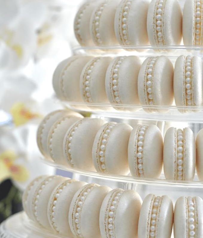Edible White Pearl Sugar Sprinkles,4,7,10,14mm Candy Pearls Ideal for Baking, Cake and Cupcake Toppers, Cookie Decoration, Ice Cream Topping, Wedding Shower Valentines Halloween Christmas, 8.5 oz