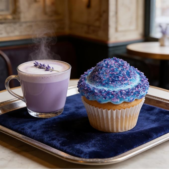 Sentovac Mermaid Pastel Sanding Sugar Crystals for Baking Edible Purple Pink Blue White Crystals Sparkling Sugar Sprinkles Cake Cookie Cupcake Topper Ice Cream Decoration Supplies